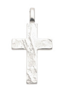 hanger met kruis zilver