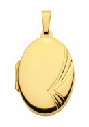 medallion ovaal goud