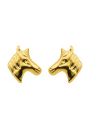 paardenhoofd oorbellen goud
