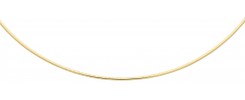 plat omega - collier zilver