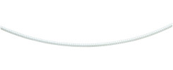 rond omega collier zilver